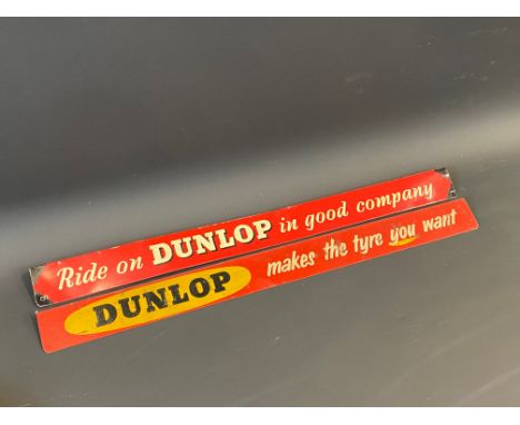 Two different Dunlop shelf strips.