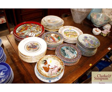 A large quantity of various collector's plates to include Poole pottery "Medieval Calendar" series, Villaroy &amp; Boch, Coal