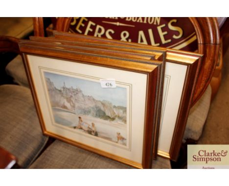 Four Russell Flint prints