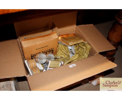 A quantity of various furniture cups and protectors 