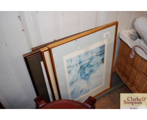 Three limited edition prints by Michael Albury