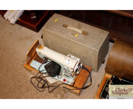 A Harris sewing machine - sold as collector's item 