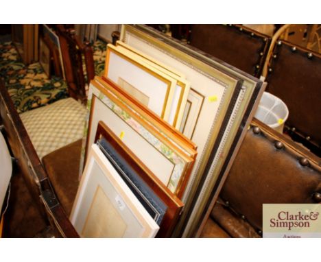 A quantity of various pictures and prints 