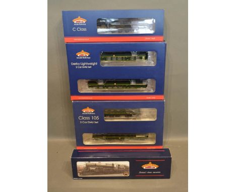 A Bachmann Railways Class 105 Two Car DMU Set, OO Gauge, within original box, together with another similar Derby Lightweight