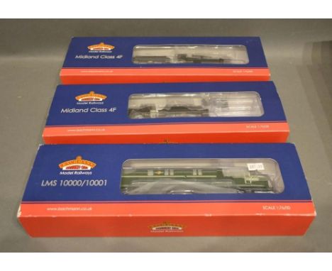 A Bachmann OO Gauge Locomotive number 31-881 Midland Class 4F within original box, together with another similar 31-882 and a