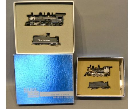 A Precision Engineers Balboa K-36 D&amp;RGW 487 Locomotive within original box, together with another similar smaller locomot