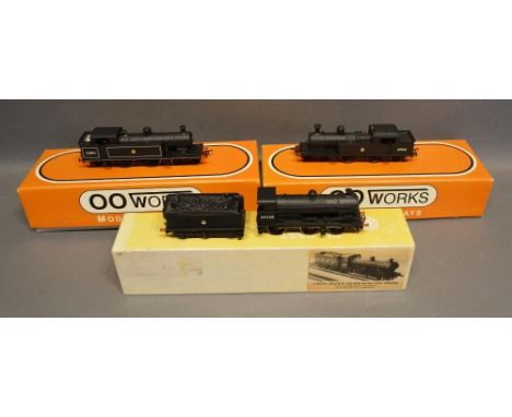 A OO Works BR4-4-2T C13 Class with original box, together with another similar OO Works locomotive within original box, and a