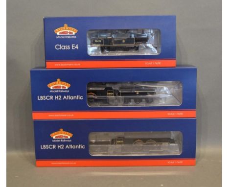 A Bachmann OO Gauge LBSCRH2 Atlantic Locomotive within original box 31-921, together with another similar 31-921 and a Class 