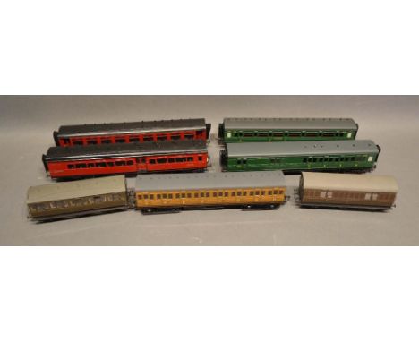 A Lawrence Scale Model Coach, together with another similar and a small collection of other coaches 