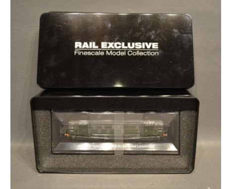 A Rail Exclusive Fine Scale Model BR Sulzer Type 2 Class 24 BO-BO Diesel Locomotive within original box 