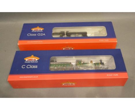 A Bachmann OO Gauge Locomotive C Class SE &amp; CR Green 59231-460 within original box, together with another similar Class G