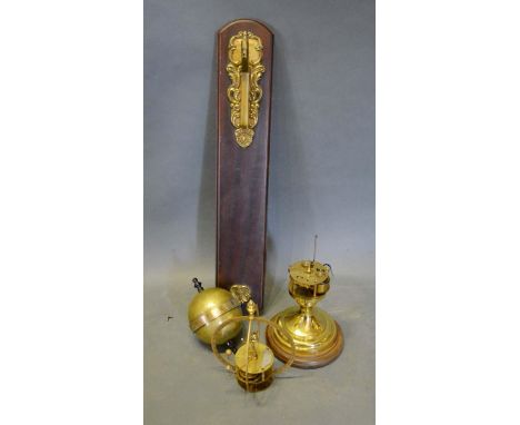 A Gravity Clock by Thwaites &amp; Reed, together with the Orrery clock by the St James' House Company (both requiring restora