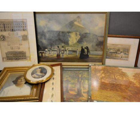 After David Shepherd, The First Battalion, the Somerset &amp; Cornwall Light Infantry, coloured print, signed in pencil, toge