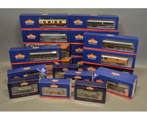 A Bachmann OO Gauge Coach Within Box, together with a collection of other Bachmann boxed rolling stock 
