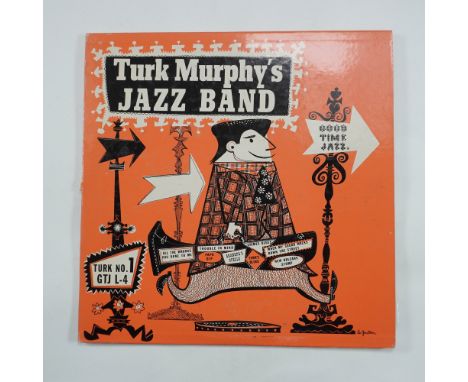 This vintage vinyl record album features Turk Murphy's Jazz Band, a prominent ensemble known for its authentic Dixieland jazz