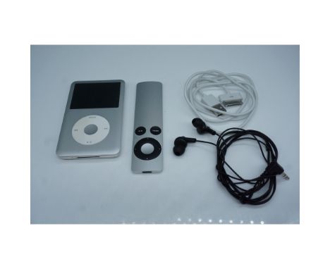 Apple iPod Classic model A1238 with a 160GB storage capacity, offering ample space for your music library. The device shows s