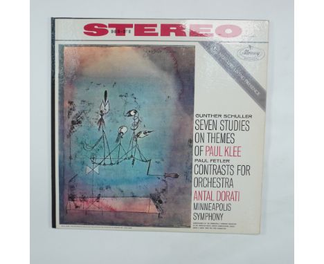 Mercury Records Living Presence Stereo vinyl record featuring Seven Studies on Themes of Paul Klee (1959) by Gunther Schuller