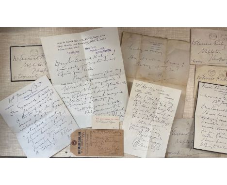 An archive relating to Sir Edward Elgar of Napleton Grange Worcester and his friendship with Everard Kirkby who lived at Napl