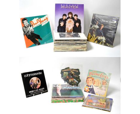 An interesting collection of mixed LPs, singles and 10" EPs, artists to include: Bros Christmas Box Set; A signed copy of Don