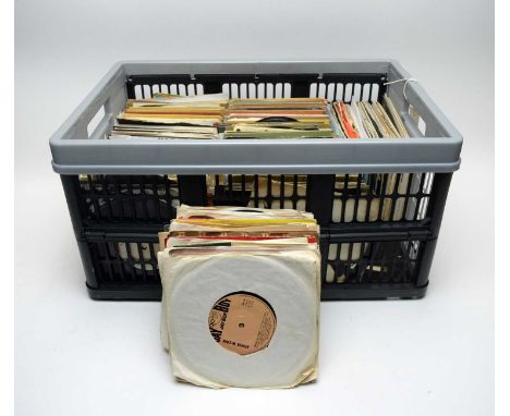 A collection of 7" singles, mostly from the 1970's, artists to include: The Drifters; Michael Jackson; Rufus; Neil Diamond; T