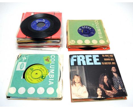 A good collection of rock 7" singles, to include: 30 singles by The Who; 11 singles by The Rolling Stones; 5 singles by Deep 