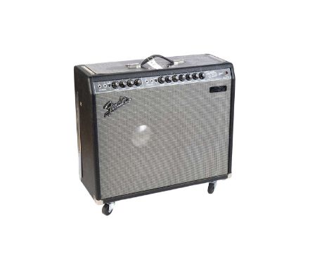 A Fender '65 Twin Custom 15 guitar amplifier, 2004-2017, 85 watts, two channels, with single 15" speaker, and Fender dust-cov