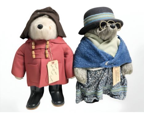 A Paddington Bear and a Gabrielle bear, height 48 cm 