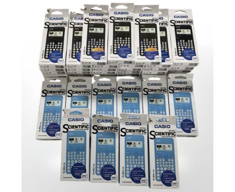 Thirty seven Casio scientific calculators, all boxed. (1 box)