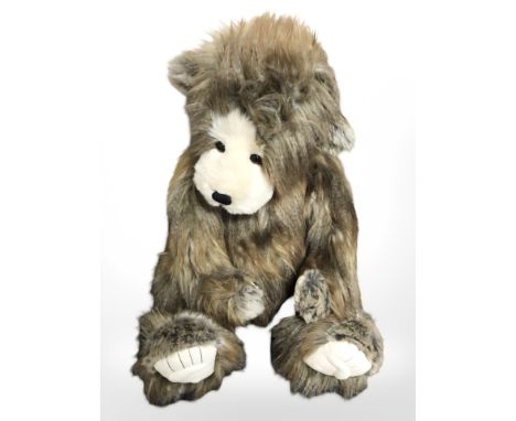 A large Charlie Bear, Chunky, with tags 