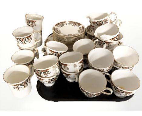 Approximately fifty nine pieces of Colclough tea china.