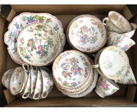 A Minton part tea service, 'Cuckoo' pattern no. 3934, approx. 50 pieces 