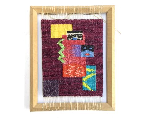 Jacy Wall, (20th century British) 'Windows', tapestry, dated 95, 22x17cm 