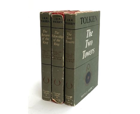 TOLKEIN, J.R.R., 'The Lord of the Rings' in three vols, 1966 2nd revised ed. etc. In good condition with jackets. 