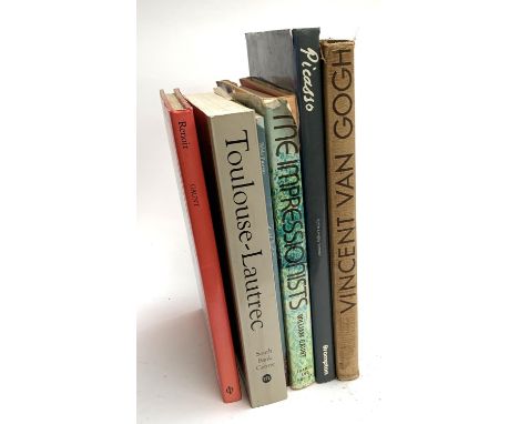 ART: a group of six books. Picasso, Renoir etc. 