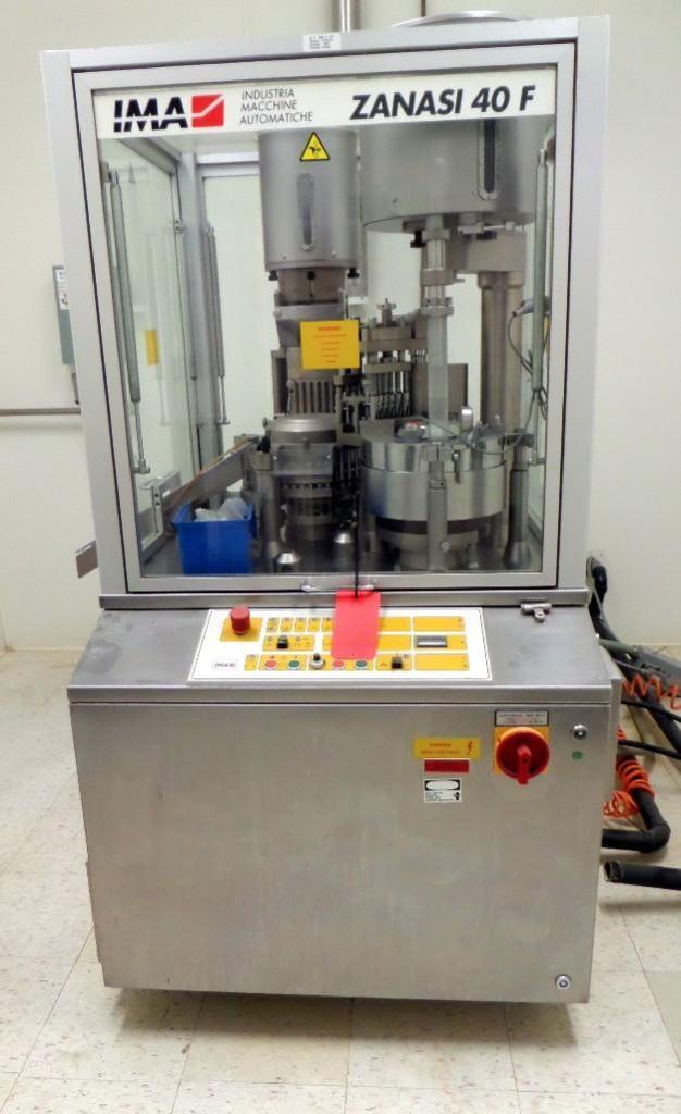 1 Used Zanasi 40F Encapsulation Machine. Model Zan40F, Serial 44529