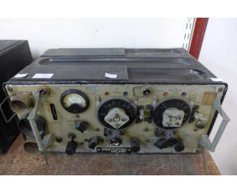 A British Army wireless set MkII transceiver 