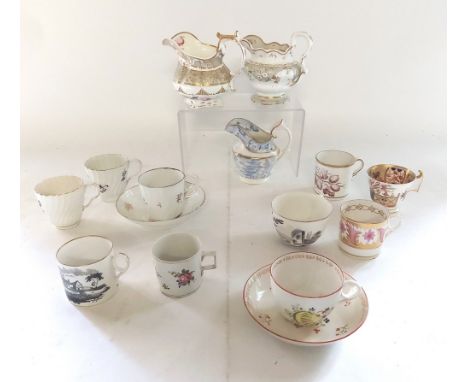 A Collection of early English ceramics C1790-1820&nbsp; (15)
Factories to include Machin, Hicks and Meigh, Spode, Minton, New