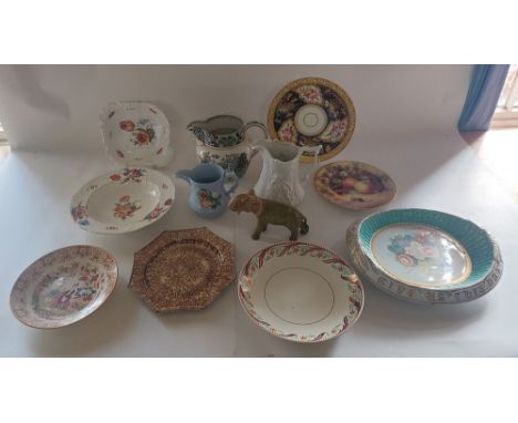 A 19th C Bread tray hand painted with flowers, and the verse " GIVE US THIS DAY OUR DAILY BREAD" written around it measuring 