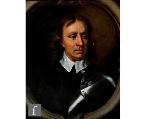AFTER SIR PETER LELY - Portrait of Oliver Cromwell, Lord Protector, oil on canvas, a late 19th Century copy, framed, 70cm x 5
