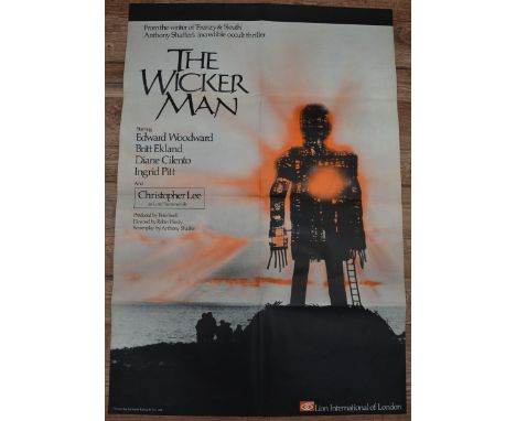 THE WICKER MAN (1974) - UK One Sheet Film Poster (27” x 40” – 68.5 x 101.5 cm) - Very Fine plus - Folded (as issued)