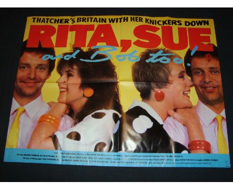 RITA, SUE AND BOB TOO (1987) - UK Quad (30" x 40" - 76 x 101.5 cm) Film Poster - Very Fine plus - Folded (as issued)