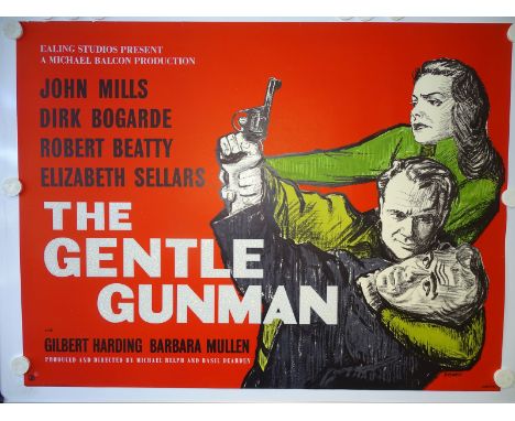 THE GENTLE GUNMAN (1952) - UK Quad Film Poster - Boswell Artwork for this Ealing Studios Drama - (30" x 40" - 76 x 101.5 cm)