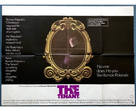THE TENANT (1976) - British UK Quad film poster - ROMAN POLANSKI - (30" x 40" - 76 x 101.5 cm) - Folded (as issued) - Near Mi