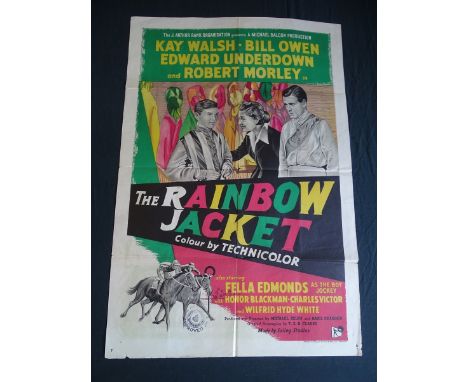 RAINBOW JACKET (1954) - UK One Sheet Film Poster - Ealing Studios drama starring Robert Morley, Kay Walsh, Honor Blackman (27
