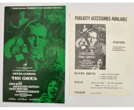 THE GHOUL (1975) - Press Campaign Book and Leaflet