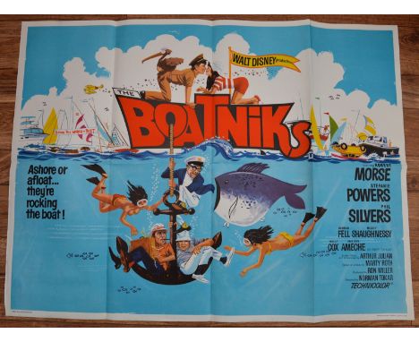 BOATNIKS (1970) - UK Quad Film Poster (30" x 40" - 76 x 101.5 cm) - Very Fine plus - Folded (as issued)