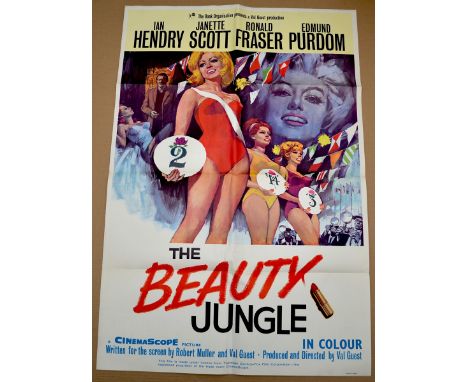 THE BEAUTY JUNGLE (1964) - UK One Sheet Film Poster (27” x 40” – 68.5 x 101.5 cm) – Very Fine plus - Folded (as issued)