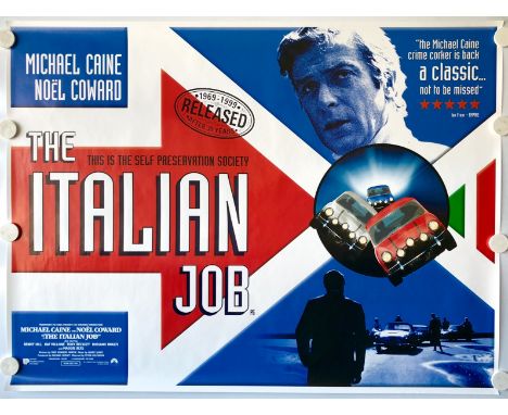 THE ITALIAN JOB (1969) - Anniversary re-release - UK Quad Film Poster (30" x 40" - 76 x 101.5 cm) - Rolled - Near Mint minus