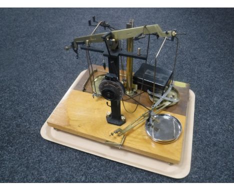 Two sets of chemist scales