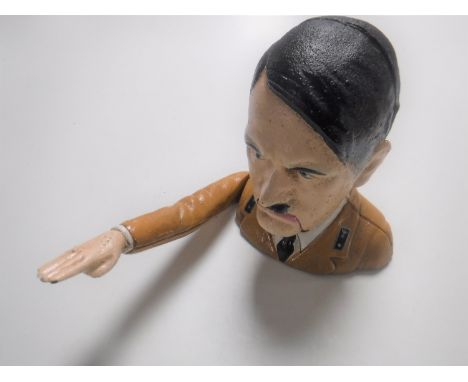 A cast iron novelty Hitler nutcracker 